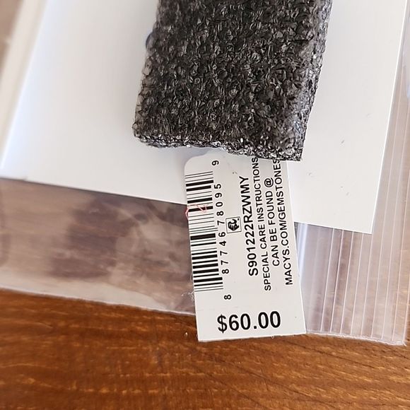 Gianni Bernini two pairs clear cubic zucchonia sterling silver earring studs - Picture 3 of 3